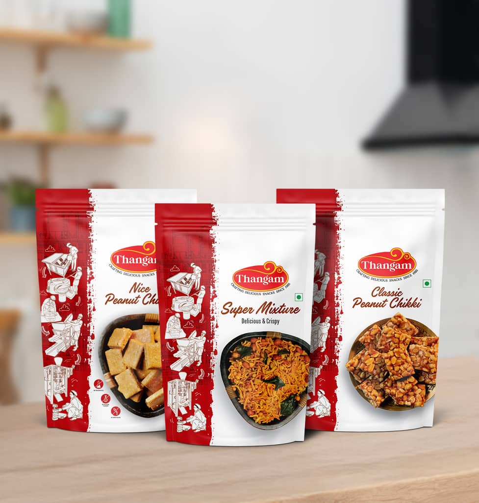 Nice Peanut Chikki, Super Mixture & Classic Peanut Chikki