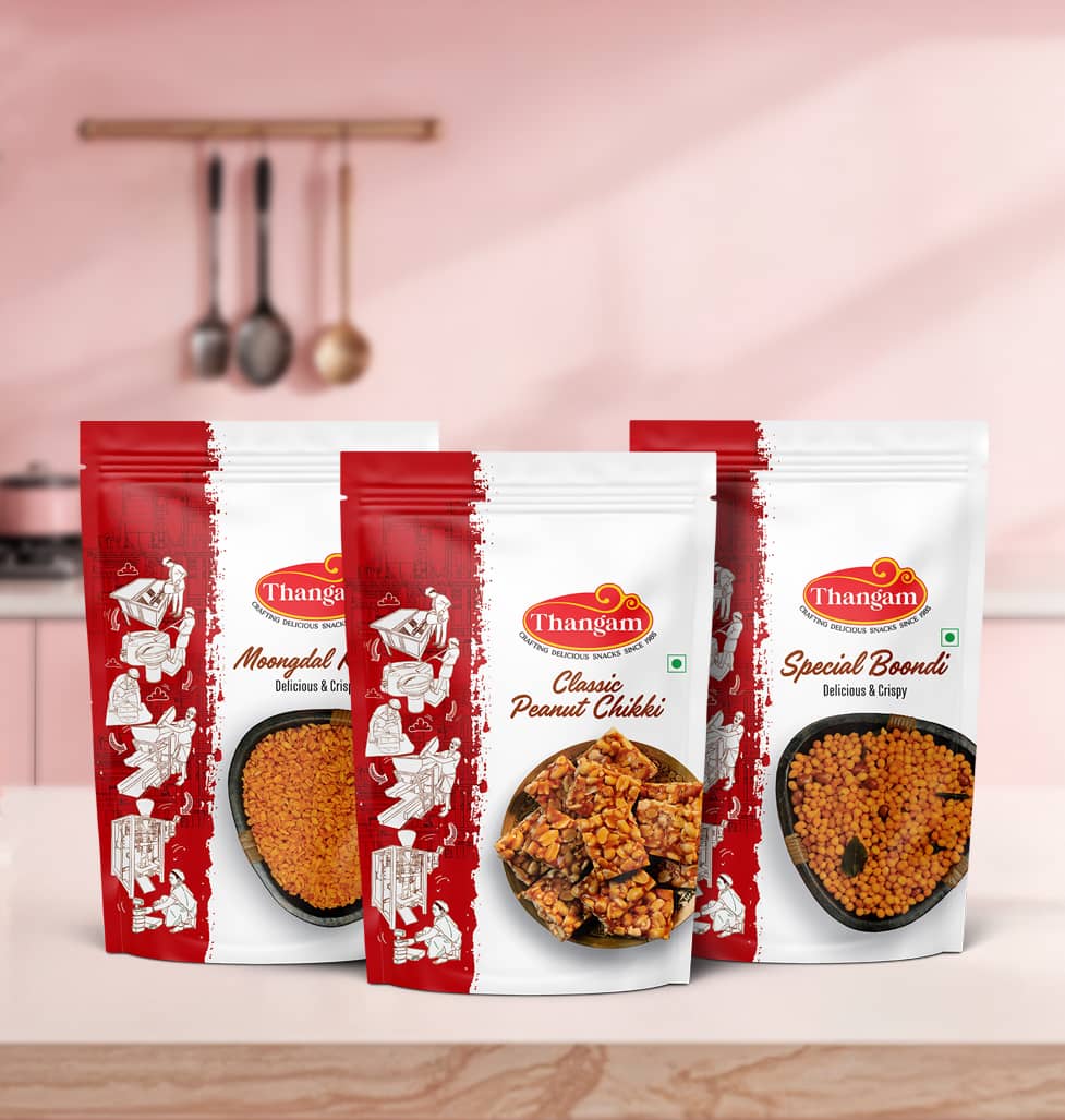 Moongdal Khara, Classic Peanut Chikki & Special Boondi